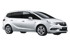 Van Hire Birmingham Airport - Vauxhall Zafira 5 + 2 - Minibus hire Birmingham airport